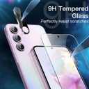 JETech Screen Protector for Samsung Galaxy A35 5G 6.6-Inch with Camera Lens Protector, 9H Tempered Glass Film, HD Clear, 2-Pack Each