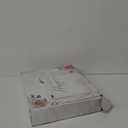 AerWo White PVC Storage Box for Wedding, 12.0 x 9.3 x 8.5 inches, Holds 300+ Cards, Waterproof, DIY Decorations, Lock & String Light Included