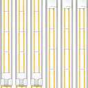 T10 Tubular Bulbs, Dimmable Led Light Bulb,E26 Medium Base,10W Equal 100 Watt,3000K Soft White Light Bulbs,T300 Long Tube Edison Bulbs 11.8in,6Pack.