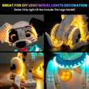 Upgraded Led Light Kit Compatible with Lego Disney 101 Dalmatians Puppy Building Set, Lights Decoration Compatible with Lego 43269 (Model Not Included)
