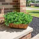 Artificial Fake Outdoor Plants for Spring Summer Decoration, 12 Bundles Fake Plastic Roses UV Resistant Look Real Faux Plants for Planter Outside Front Door Porch Patio Balcony Garden Indoor Yard Urn