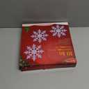 ElectricWise 3 Pack Hi Vibrant Twinkling Christmas Snowflakes Lights, 10'' 663 LEDs Waterproof Christmas Snowflakes Window Light Decorations, Twinkling Blue and Pure White, for Window Door Wall