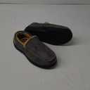 Zigzagger Men's Moccasin Slippers Memory Foam House Shoes, Indoor and Outdoor Warm Loafer Slippers (10, Grey)