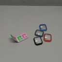 Case for SyncUP Kids Watch 2 with Tempered Glass Screen Protector, Shockproof Hard PC Bumper Protective Cover Compatible with SyncUP Kids Watch 2 (Black/Blue/Green/Red)