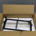 MALACASA 3 Tier Serving Trays for Party, Porcelain Serving Platters and Trays, 12 Inch Tiered Tray Stand, Fruit Tray, Trays for Serving Food, White Dessert Stand with Collapsible Sturdier Metal Rack