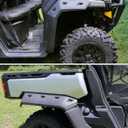 KEMIMOTO Fender Flares Compatible with Can Am Defender HD 5/ HD8/ HD10 and Defender MAX 2016-2026, Front and Rear Extended Mud Guards, Replace OEM #715006821 715002424 715006822