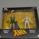Marvel Legends Series Rogue and Destiny, X-Men Comics Collectible 6-Inch Action Figures 2-Pack