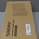 Smiry Bamboo Long Shoe Rack, 5 Tier Shoe Organizer for Closet, Brown, 5 Tier-33.86" Wide