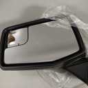Door Mirror Left Driver Side Replacement For Chevy Silverado 1500 2019-2024, Replace GM1320583 Black 5Pins