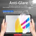 Didisky 1 Pack Matte Tempered Glass Screen Protector for iPad A16 11th 2025/10th Generation 2022(10.9-inch) With Dust-Elimination Kit, Anti-Glare, Support Apple Pencil, Easy Install, 9H,Anti-Scratch