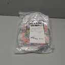 Aliceset 20 Pcs Mother's Day Clear Floral Gift Bags with Handles Flower Rose Party Goodie PVC Treat Bags for Tea Party Baby Shower Birthday Bridal Shower, 8 x 8 x 3.15 Inch