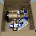 UPGRADED 3/4" 720A Pressure Vacuum Breaker Assembly, Thickened Brass Backflow Preventer Valve, Back Siphon Valves for Irrigation System, Use Sealant Instead of Teflon Tape, MAX 400PSI