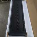 Cube Shelf Bookcase with Base - Wooden 2 Tiers Floor Standing Low Storage Cabinet for Home and Office, 8-Cube Lattice Bookshelf, Black