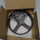 6-1/4 Inch Hole Saw with Arbor for Wood Metal Plastic, 6.25 in Bimetal Hole Cutter, Fast Chip Removal, Smooth Flat Drilling Edge, Lightweight & Portable (Black)