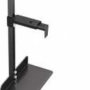 Under Desk and Wall Computer Mount, CPU Tower Holder Under Desk Mount Height & Width Adjustable, Computer Case Stand Holder Holds 46 lbs, PC Mount, Under Desk CPU Holder Mount, Black