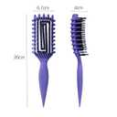 Curly Hair Brush Candybrush Curl Defining Brush for Detangling Shaping and Defining Curls for Women, Men, Wet & Dry Hair (Purple)
