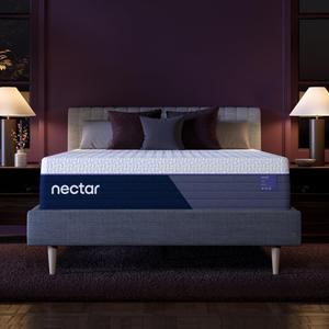 Nectar Luxe Hybrid 14 King Mattress - Medium Firm - Memory Foam & Innerspring Coils - Cooling Fibers - 3 Pressure Relief Layer - Mattress in a Box - 365-Night Trial