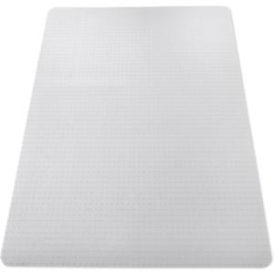 Amazon Basics Office Chair Mat for Low Pile Carpeted Floors, Clear Plastic with Studded Grips, 46" x 60", for Home or Office