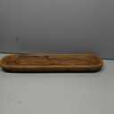 Decorative Wooden Dough Bowl Decor Approx 30 Inch, Hand Carved Rustic Wood Long Dough Bowl, Large Carved Dough Bowl, Long Wooden Bowl, Bread Shaped Bowl Wooden Large Dough Bowl Centerpiece Made in USA (Waxed / Brown)