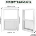Shed Window, Small Window with Screen,Chicken Coop Window, 12 x 18 Inch