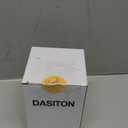 DASITON Makeup Brush holder Organizer,Crystal Cosmetic Makeup Brush Glass Brushes Storage Holder, Vintage Make Up Brush Cup Pen Pencil Holder striped vase(Coffee SL)