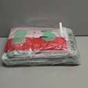 Yopay 6 Pack Table Skirt, 14' x 29" Carnival Tablecloth, Striped Red and White Water Proof Table Skirt, Self Adhesive Theme Circus Home Decoration Birthday Party Supplies