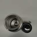 Small Water Bottle 12 oz, Dusgut Insulated Water Bottle,Stainless Steel,Wide Mouth Portable Lid,Silver