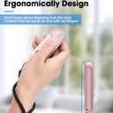 Remote Page Turner for Kindle Reading Accessories, Clicke for iPad iPhone Android Tablets E-Book Reading Noels, Camera Remote Shutter Selfie Controller, Pink