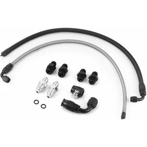 25“ 6AN Power Steering Pump Hose Kit fit for Chevy C10 LS Swap Connects GM Type 2
