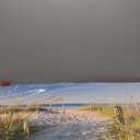 NINEASO Sea Beach Canvas Wall Art Aqua Ocean Pictures Nature Wall Decor Coastal Seagulls Prints Modern Seascape Painting Artwork for Living Room Bedroom Office Wall Decoration 24" x 48"