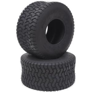 Lawn Mower Tires, 18x8.50-8 Garden Tractor Tires, Utility Golf Cart Turf Tires, 18x8.5x8 Rubber Tire and Wheel for Lawn Mower, Riding Mower, 4PR Tubeless Tires Set of 2