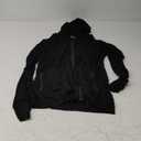 QBK Light Weight Zip Up Hoodie Thin Summer Jacket For Women (X-Large, Black)