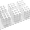 Mousse Silicone Cake Mould 3D Cube DIY Reusable Non-Stick Easy Release (Rubik's cube)