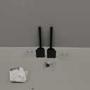 2 Pack Hat Racks for Baseball Caps, Stainless Steel Hat Organizer for Baseball Cap, Hat Holder Storage Organizer, Hat Hanger Strong Adhesive/Wall Drilled for Door, Bedroom, Closet(Black 6 in)