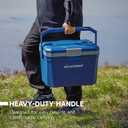 EchoSmile Insulated Portable Cooler 20L/21qt, Outdoor Hard Cooler Ice Chest Box for Camping, Drink, Beach, Fishing and Boating