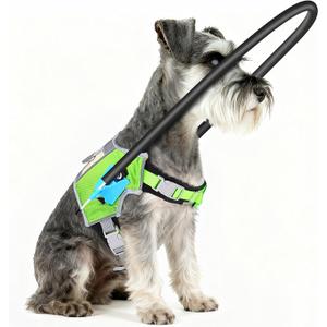 Halo Harness for Blind Dogs, Adjustable Safety Halo with Reflective Straps,Confidence Support Collar for Visually Impaired Pets,Blind Dog Navigation Aid (M)