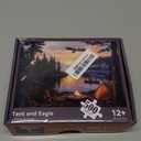 500 Piece Jigsaw Puzzle for Adults  Peaceful Lake Sunset with Eagles and Campfire | Nature Landscape | Relaxing 500 Piece Puzzles for Adults & Great Puzzle for Family Time or Display (20.5" x 15")