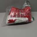 LinaGarten 6Pack Red Christmas Stockings Traditional 20 Inch Large Vintage Christmas Stocking Polyester Plush Luxury Xmas Stocking for Family Holiday Party Decor and Xmas Tree Fireplace Mantle Pet