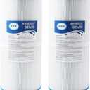 PWK35B Replaces Hot Springs Limelight Series Spa Filters, Compatible with Watkins 1642301-1, 78161, 78286, Filbur FC-3921, Pleated Fabric Filter Media 2 Pack