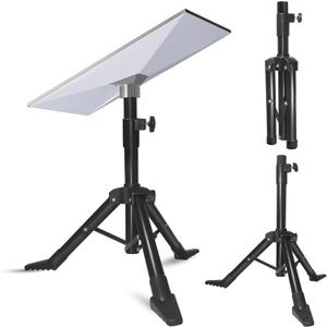 Starlink Gen 3 Tripod Stand, Adjustable Heavy-Duty Mount, Supports Gen 3/V4 and Standard Kickstand Dish, Height Adjustable from 2 to 4.5 Feet, Comes with Slide-in Pipe Adapter