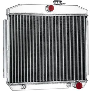 Aluminum Radiator compatible with 1955-1957 1956 Chevy Bel Air Nomad 210 150 Radiators