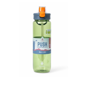 Manna® Push™ Water Bottle - Green