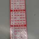 Yuanhe Bingo Paper Game Cards - 3 Cards - 100 Sheets in Mixed Colors