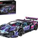 1329 Piece Sports Car Building Blocks Toys Boys or Adults Kits, 1:14 Race Car Model Building Set, Adult Collectible Model Cars Set to Build, STEM Super Cars Sets for Boys Girls Age 6-12, 8-14