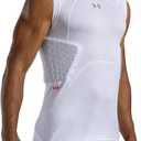 Under Armour Gameday Pro 5-Pad Football Compression Top, with UA HeatGear & McDavid HEX Technology, Moisture Wicking Protection (Youth)