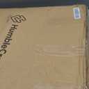 Humble Crew Desk Chair no Wheels, Black, 16"W x 19"D x 30"H, 200 lbs Max - Lightweight Plastic Chair for Small Spaces - Premium Stackable Minimalist Chair for Office, Dorm, Bedroom, Dining, and More