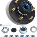 1 Sets 5200-6000lbs Trailer Hub Kits 6 Bolt 5.5,Trailer Axle Kit for 1.25'' to 1.75'' #42 Tapered Spindle,Pre- Lubrication 25580 15123 Bearings Trailer Idler Hub Kit.