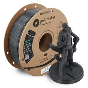 Polymaker PETG Dark Grey 3D Printer Filament 1.75mm 1kg, High Speed PETG up to 300mm/s, High Strength New Formula, Excellent Layer Adhesion, Warp Free, Compatible with Most 3D Printers