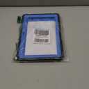 MENZO Case for Fire HD 10 (Only 13th Gen, 2023 Release) Bracket Design, Layer Duty Shockproof Rugged Case with Kickstand, Black+Teal