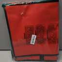 Bodaon 2-Pack Insulated Food Delivery Bag, XXX-Large Meal Grocery Tote Insulation Bag for Hot and cold Food, Commercial, Large Capacity Reusable Warming Bag, Heavy Duty Pizza Carrier, Black + Red (XXX-Large (Without Hard Bottom))